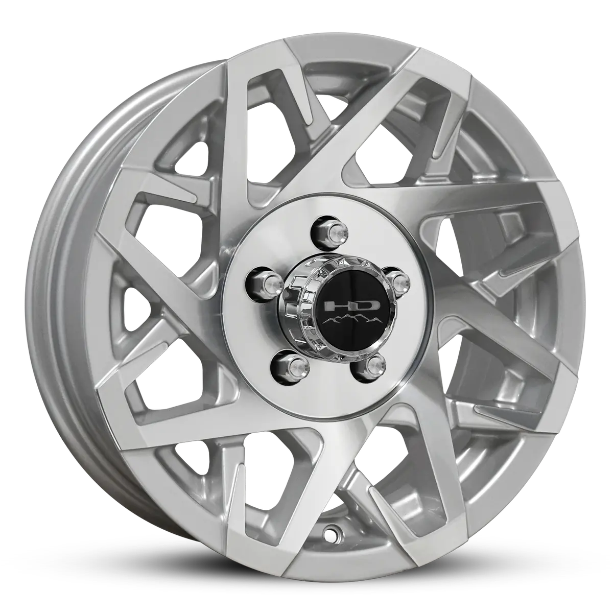 Hd Trailer Canyon 14X5.5 +0 5X114.3Mm 83Mm Gloss Silver/Machined Face 1
