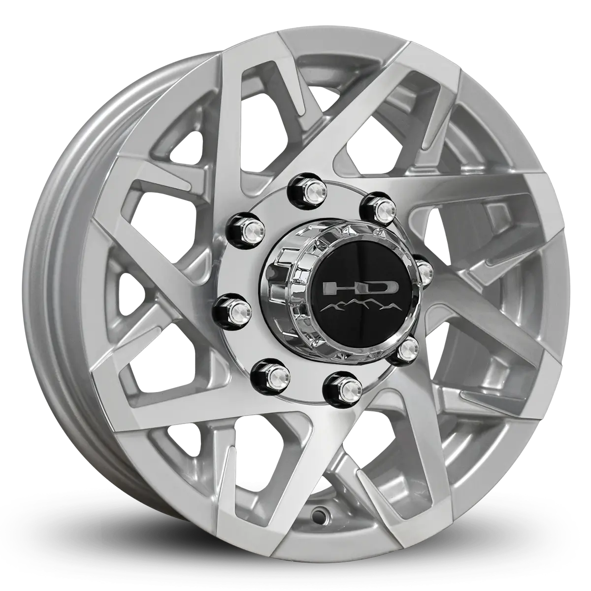 Hd Trailer Canyon 16X6 +0 8X165mm 128.6Mm Gloss Silver/Machined Face 1