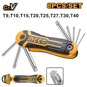 Ingco Hhk14083 8 Pcs Torx Key Pocket Set 1