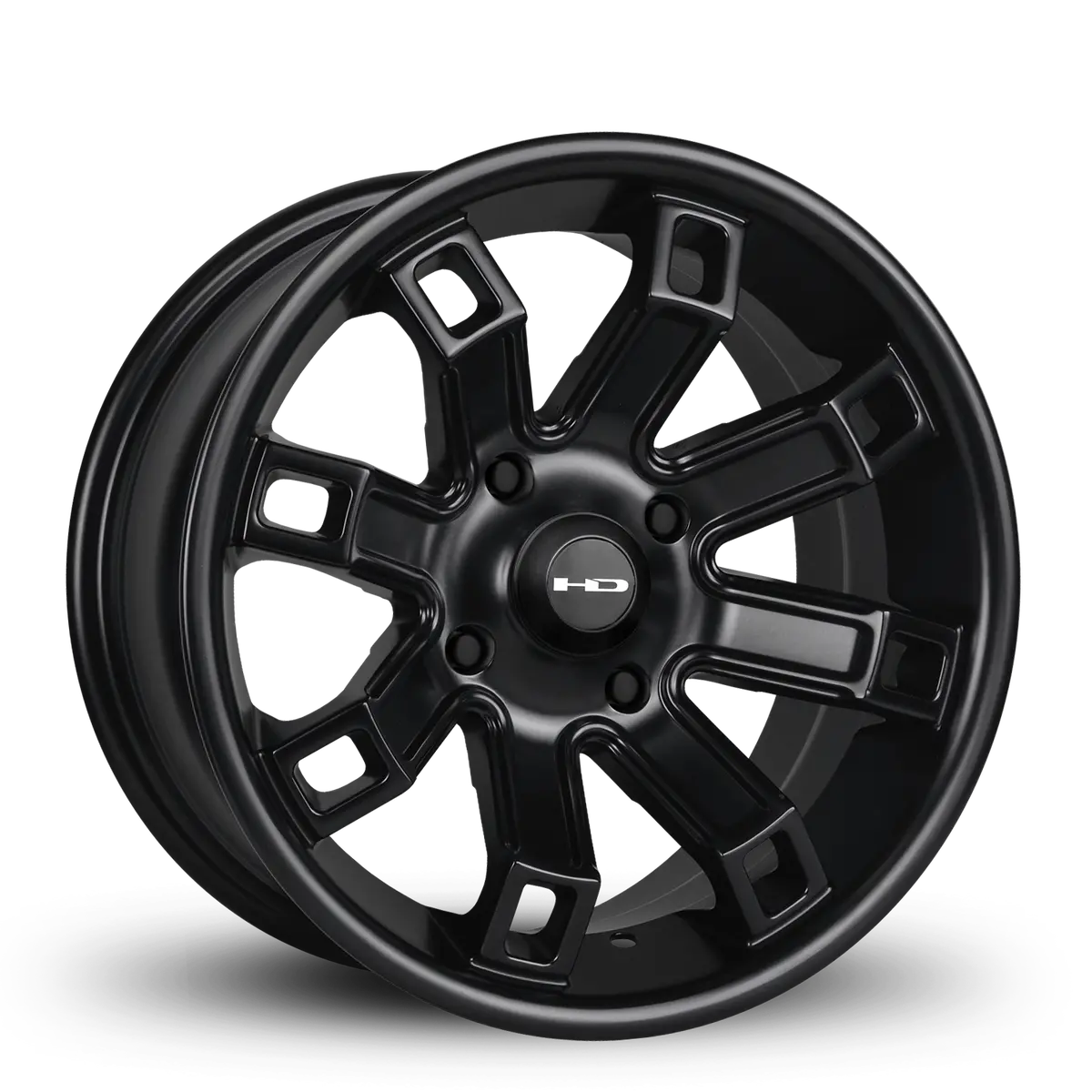 Hd Off-Road Wheels Hollow Point Atv/Utv | All Satin Black 1