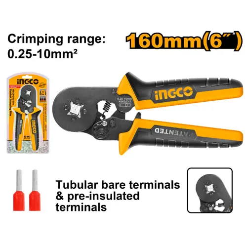 Ingco Hrcpg05210 6 Inch Ratchet Type Crimping Plier 2