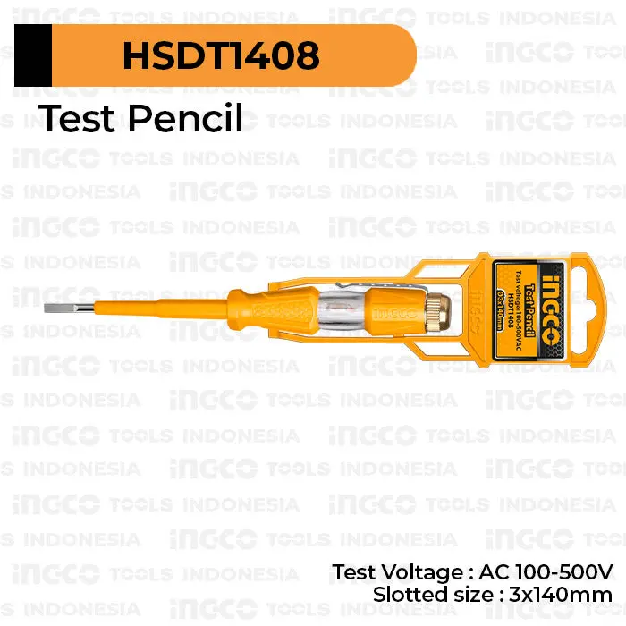 Ingco Hsdt1408 Test Pencil- Screwdriver Tester 1