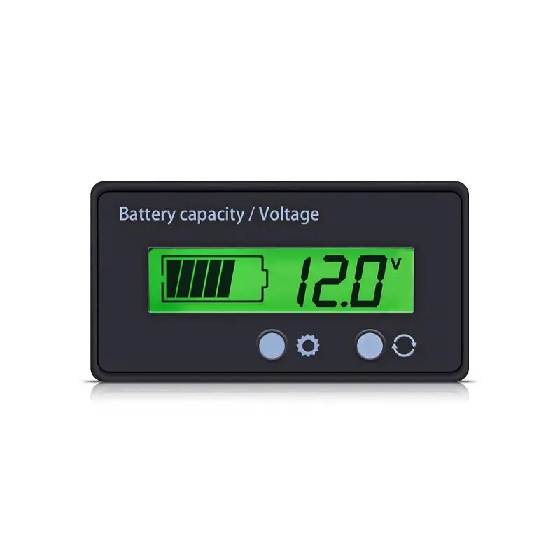 12-84V Battery Power Display Meter Lithium Battery Lead-Acid Battery Power Display Gy-6Gs Green 3 Strings Lithium Battery 1