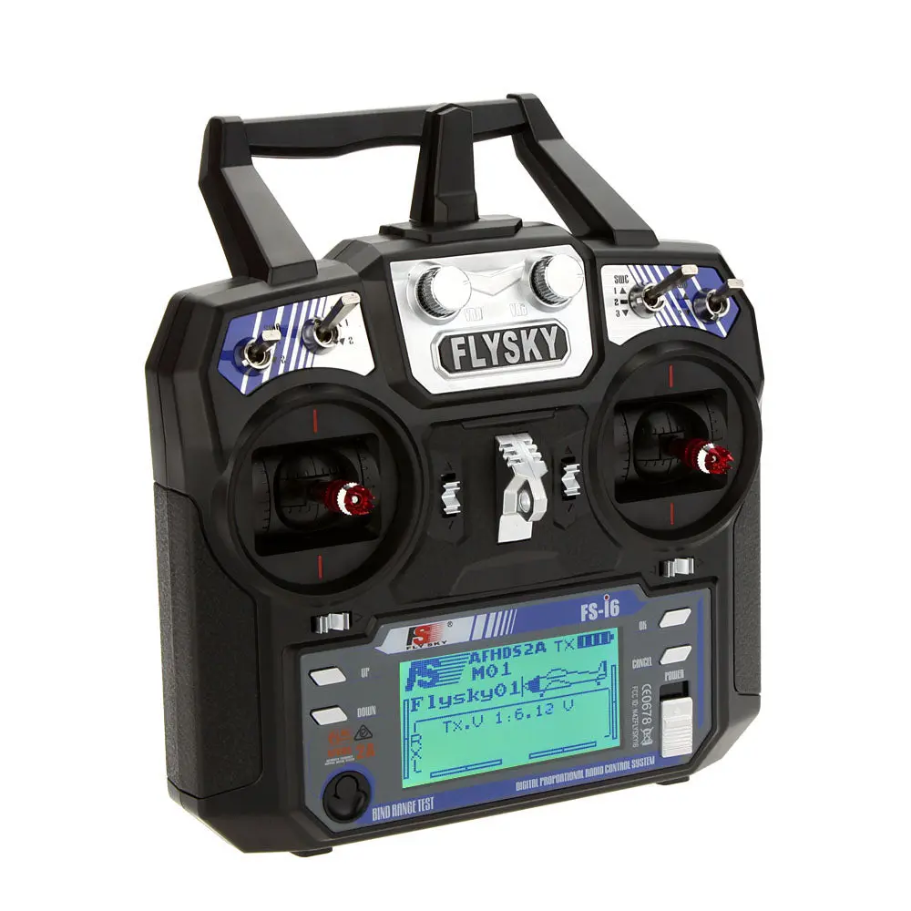 Flysky Fs-I6 2.4G 6Ch Ppm Rc Transmitter With Fs-Ia6b Receiver 2