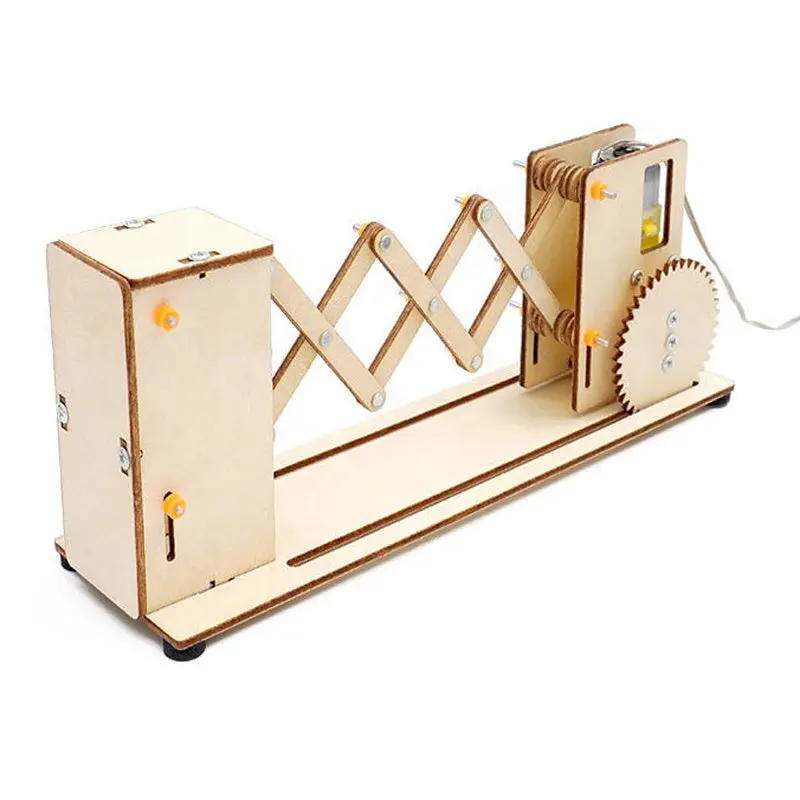 Diy Electric Gate Material Manual Assembly Wooden Telescopic Door Model (G-32A) 1