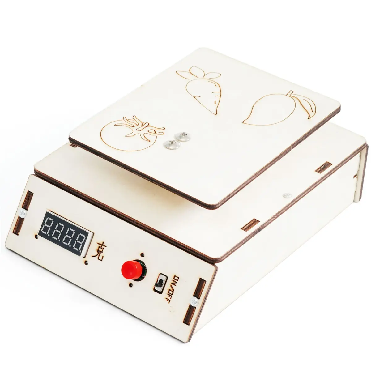 Diy Electronic Scale Electric Experiment Kit Wooden Assemble (A-46 ) 1