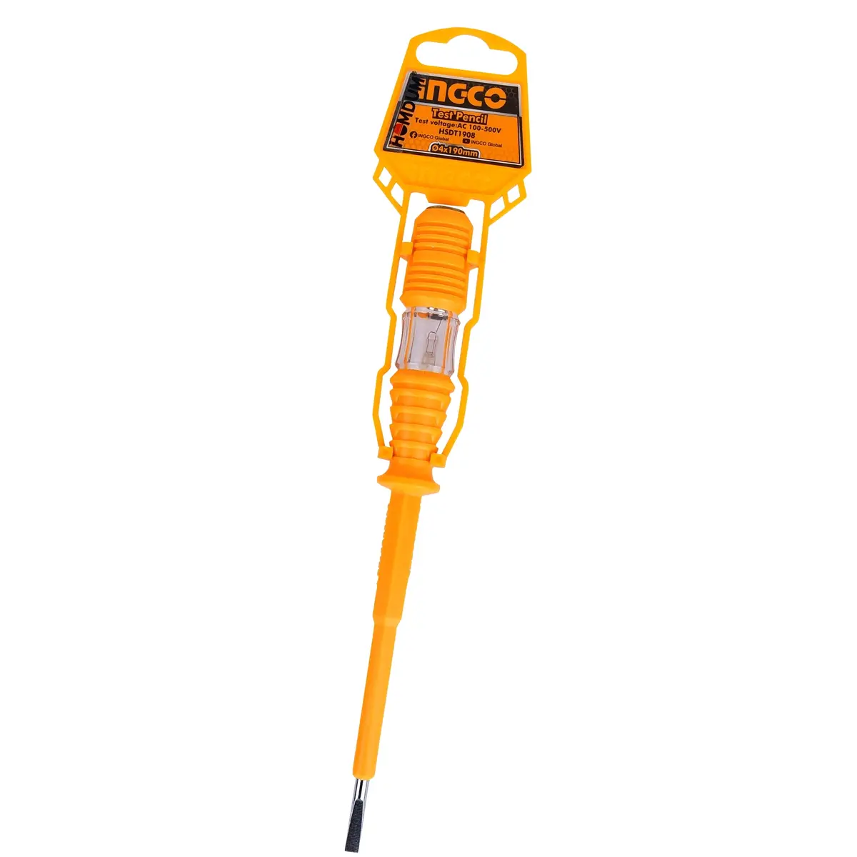 Ingco Hsdt1908 Test Pencil- Screwdriver Tester 4X190mm 2