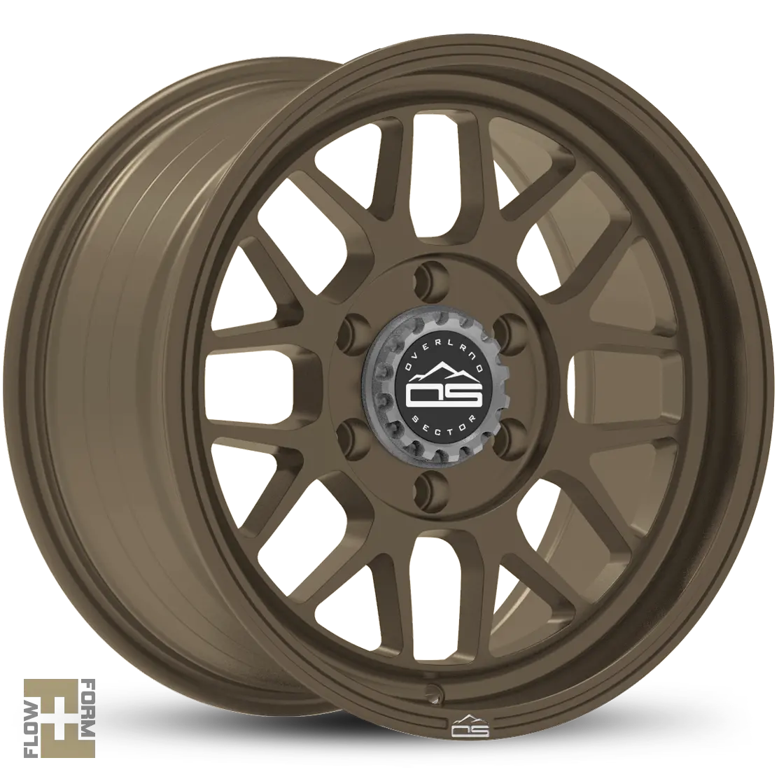 Overland Sector Hyperdrive Flow Formed 17X8.5 +25 6X139.7 106.1Mm All Gloss Bronze 1
