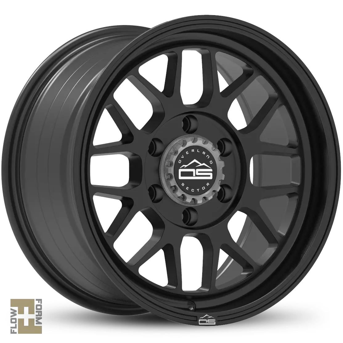 Overland Sector Hyperdrive Flow Formed 17X8.5 +25 6X139.7 106.1Mm All Satin Black 1