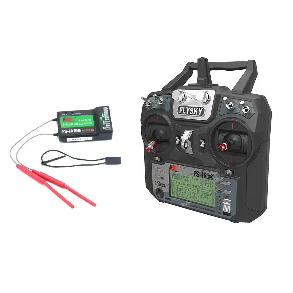 Flysky Fs-I6x 2.4Ghz 6Ch Afhds 2A Rc Transmitter With Fs-Ia10b 2.4Ghz 10Ch Receiver 2
