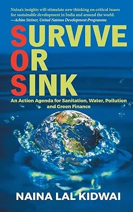 Survive Or Sink : An Action Agenda For Santitation, Water, Pollution And Green Finance By Naina Lal Kidwai (Hardcover) Old Book 1