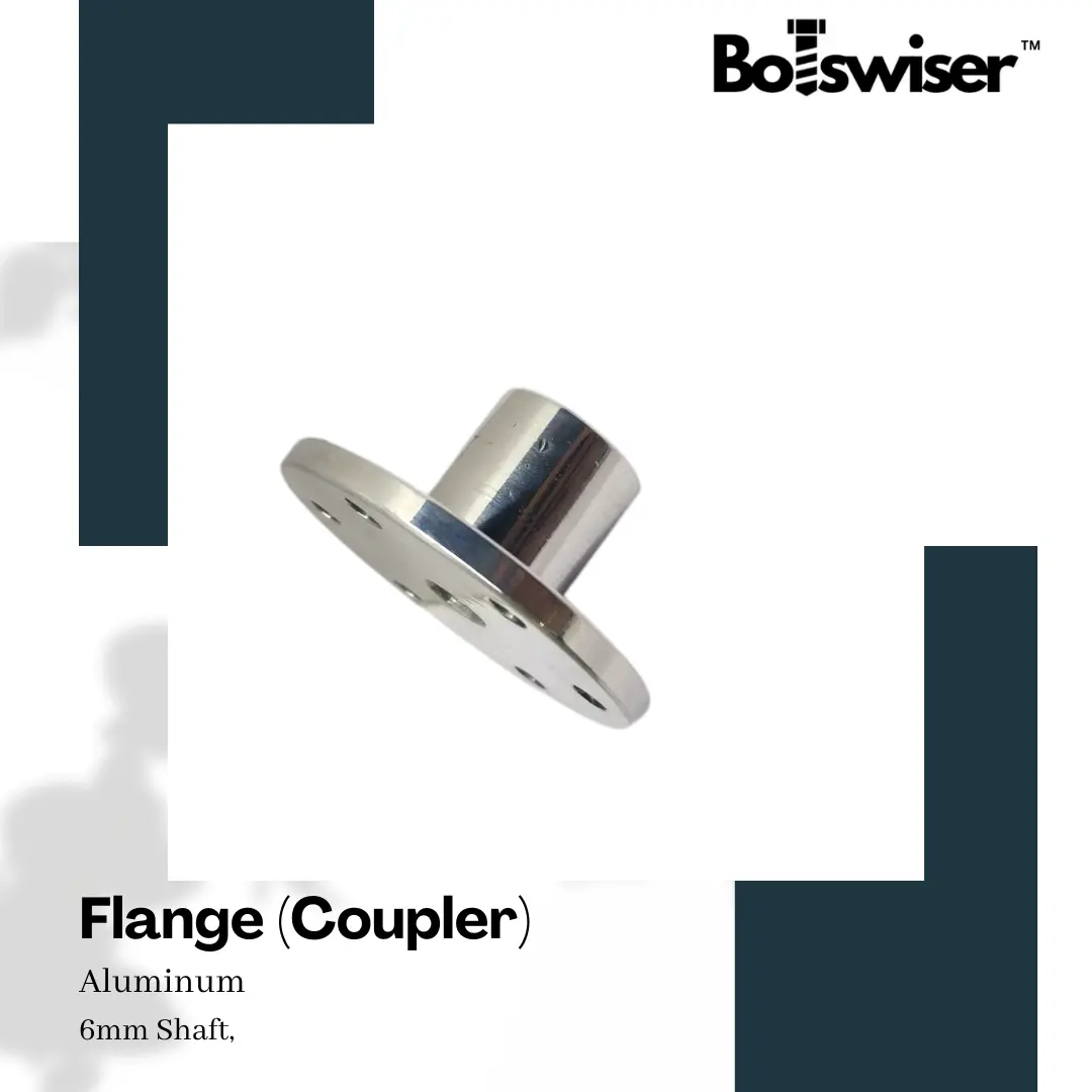 6Mm Premium Aluminum Flanged Coupling For 6Mm Shaft - Shaft Coupler Flange 1