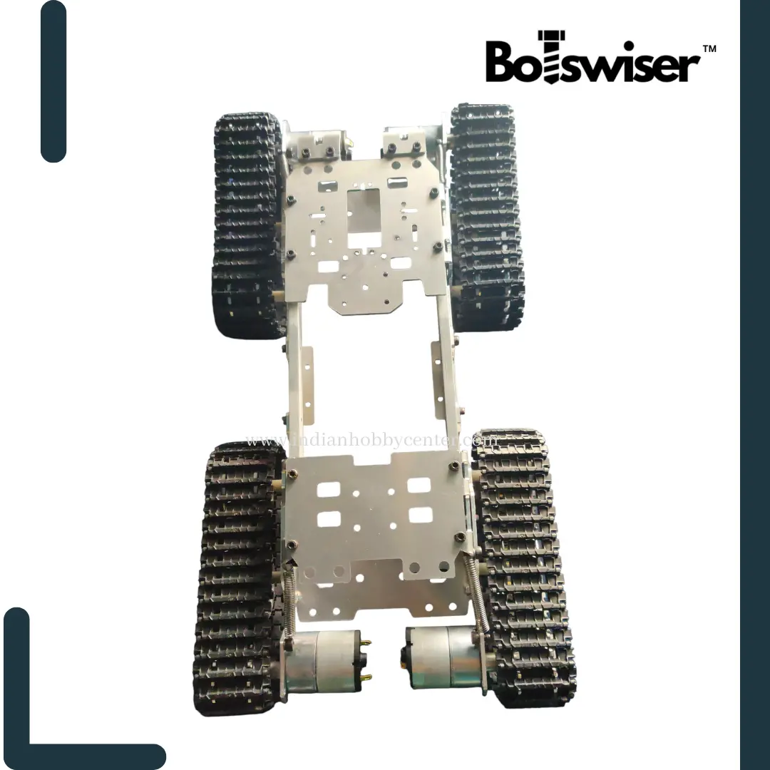 Diy 4Wd Cnc Metal Tank Chassis Atv Robot Track Tank Suspension Obstacle Crossing Crawler 4×4 (Unassembled) 1