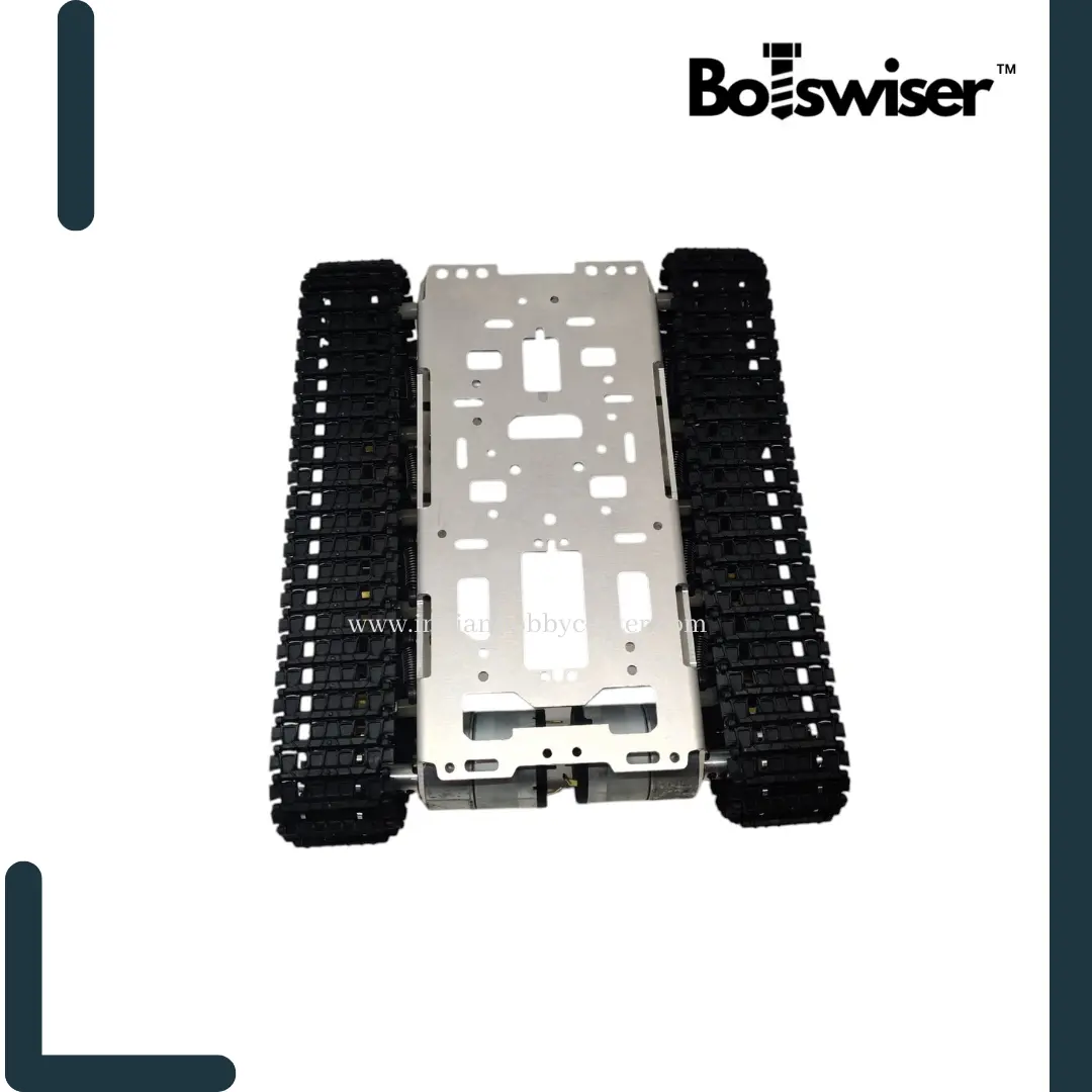 Diy Cnc Metal Tank Chassis Obstacle Crossing Crawler With Shock Absorption (Unassembled) 1