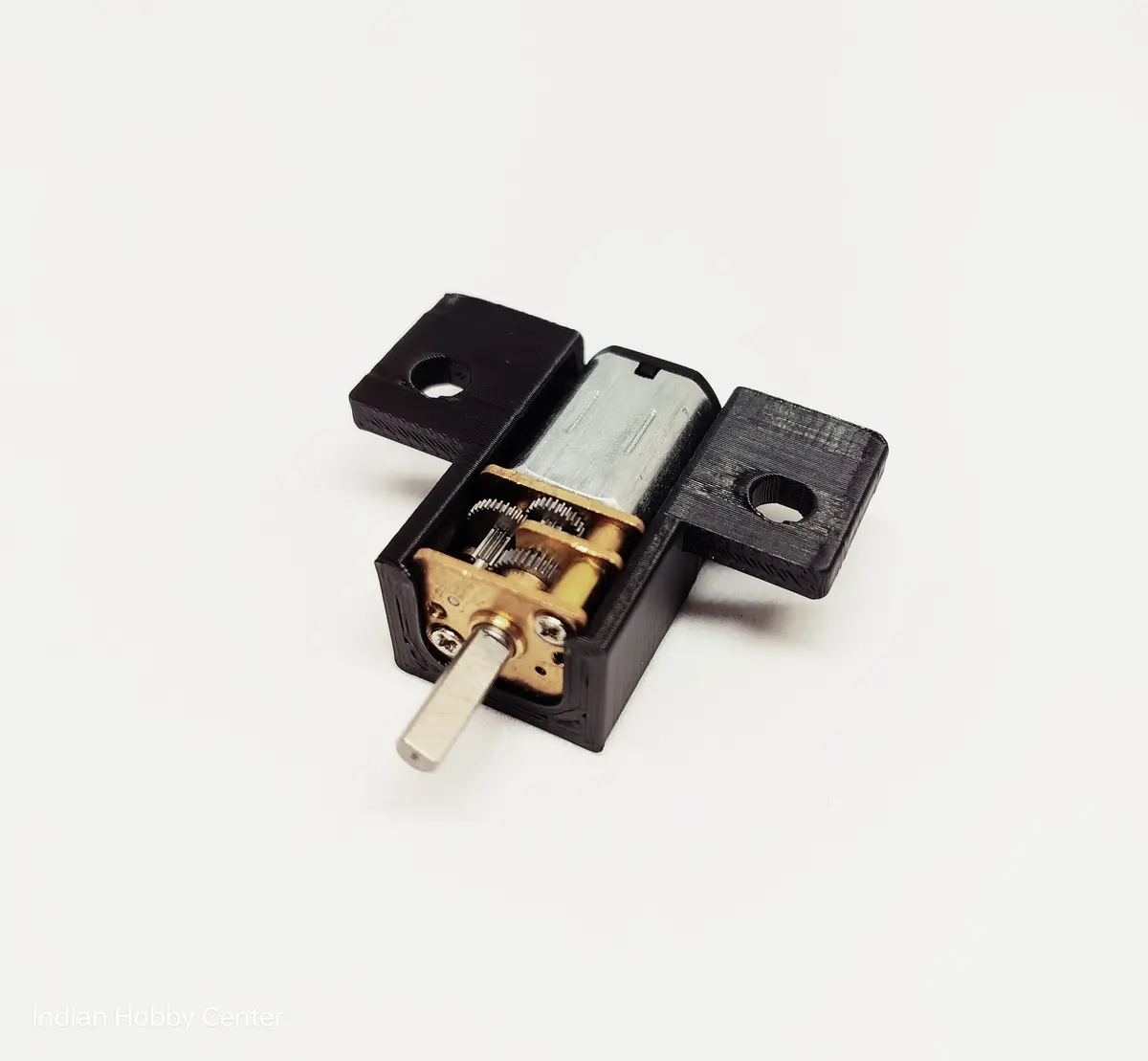 Full Mounting Bracket For N20 Micro Gear Motors (Black) 1