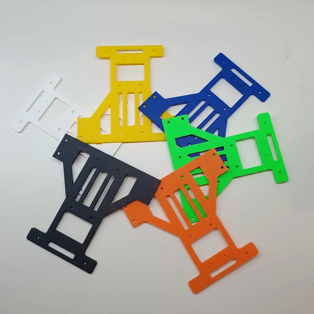 Line Follower Chassis Compatible With N20 Motor With Clamp (3D Printed, Abs) 2