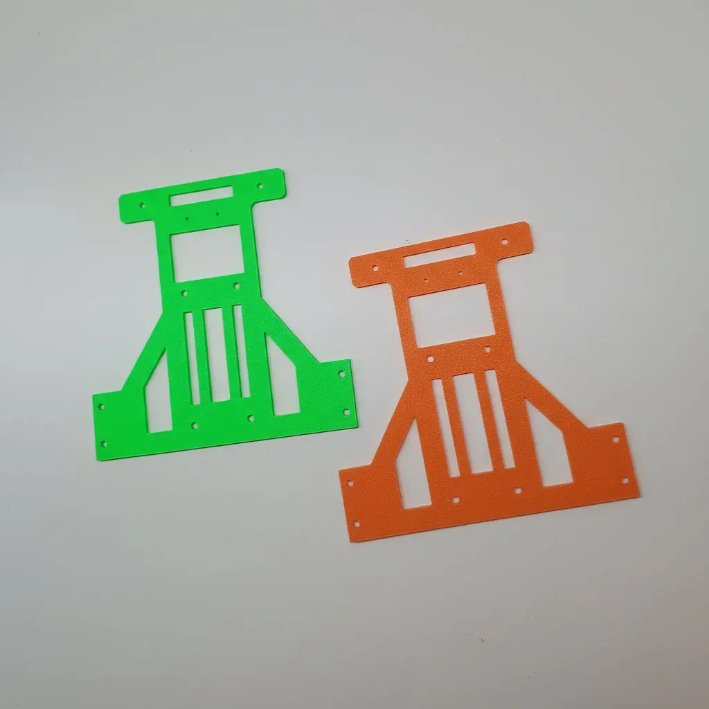 Line Follower Chassis Compatible With N20 Motor With Clamp (3D Printed, Abs) 1
