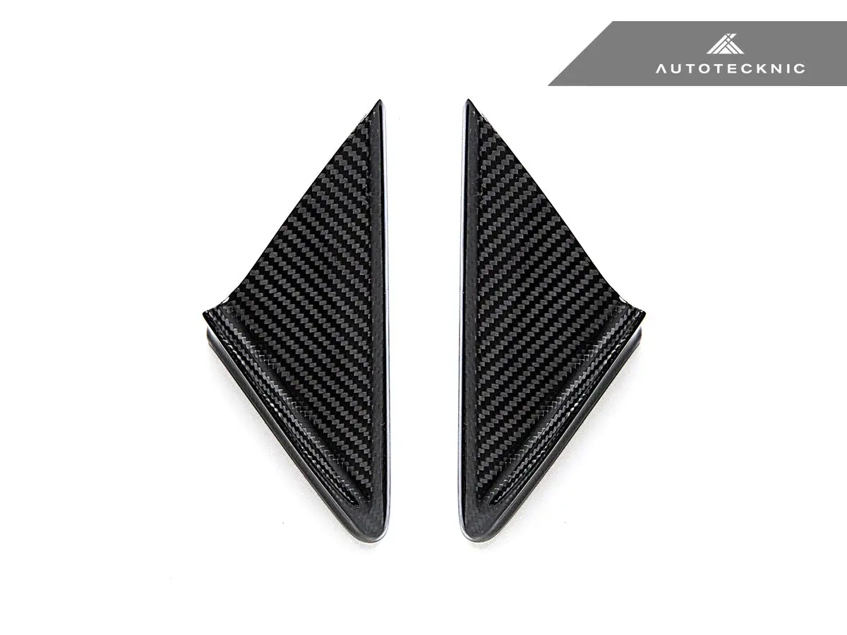 Autotecknic Dry Carbon Side Mirror Wind Deflector Set - Porsche 991 | 981 | 718 1