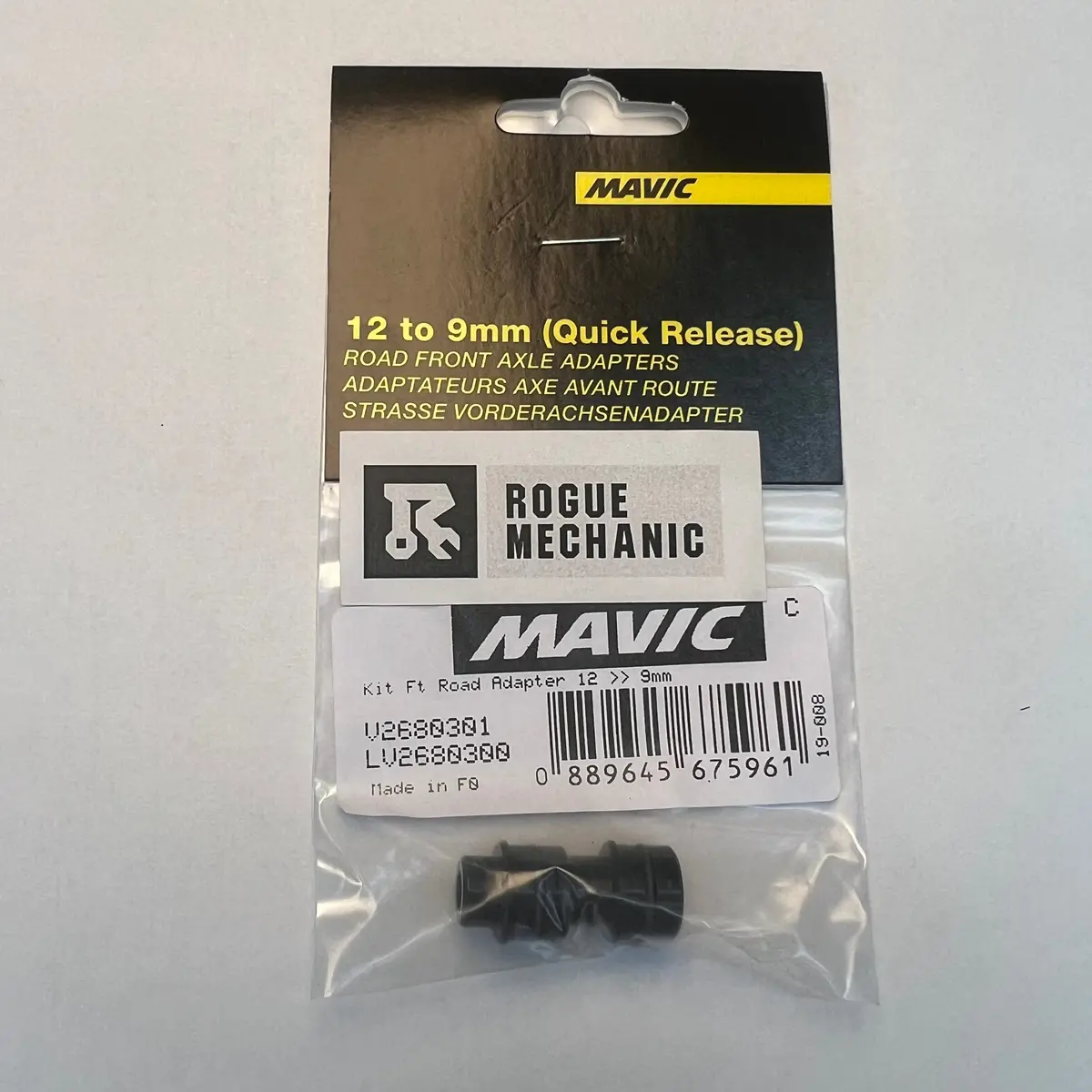 Mavic 12Mm To 9Mm (Qr) Axle Adapters - V2680301 1