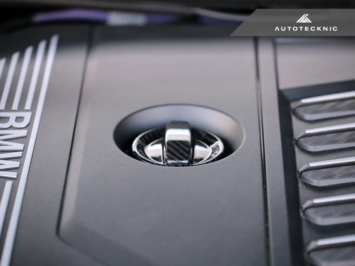 Autotecknic Dry Carbon Competition Oil Cap Cover - G32 6-Series Gt 3