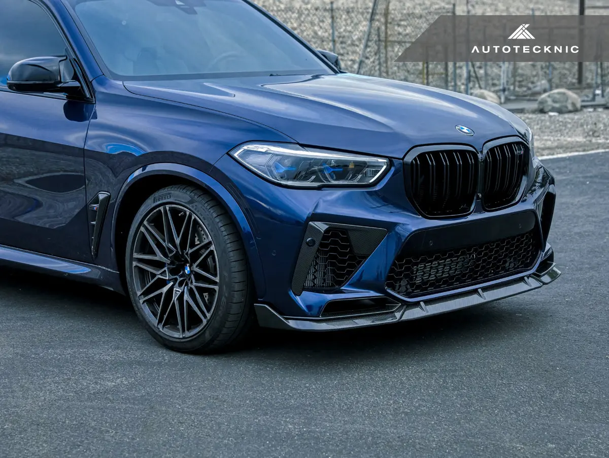 Autotecknic Performance Dry Carbon Front Lip Set - F95 X5m 1