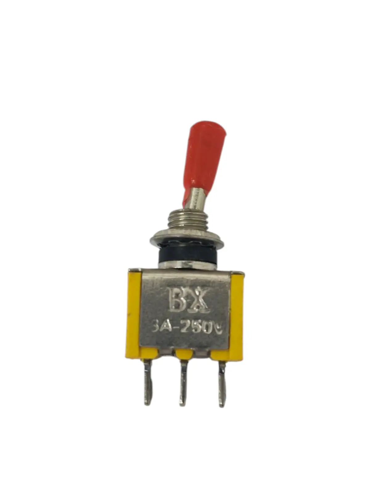 6 Pin Bx 3A 250V Toggle Switch Dpdt  (1 Pc) Yellow 1