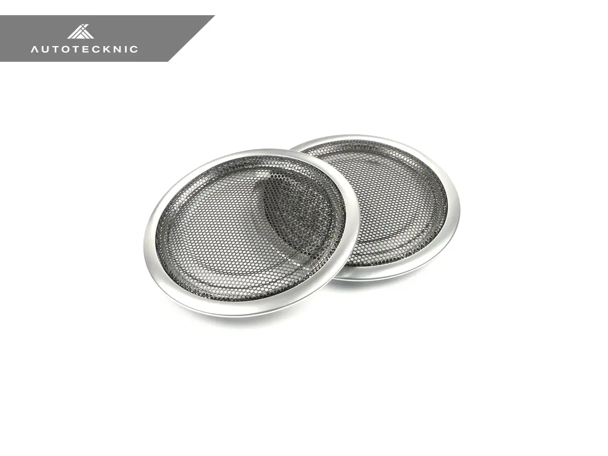 Autotecknic Door Panel Speaker Mesh Cover Set - Bmw F-Chassis 5