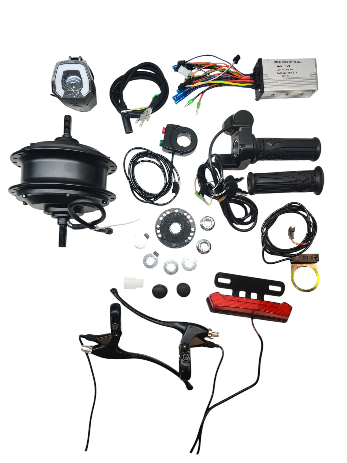 36V 350W Hub Motor Electric Cycle Conversion Kit For Mtb 1