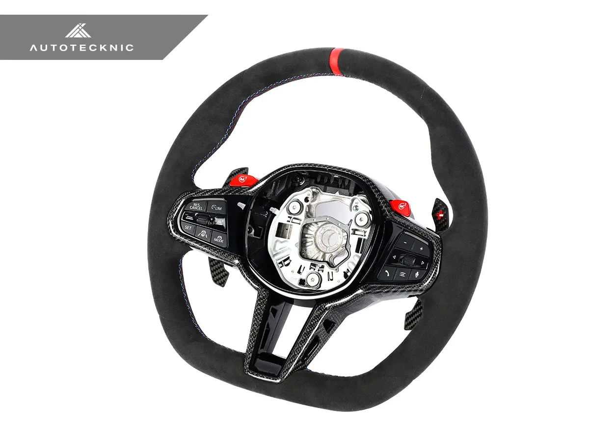 Autotecknic G8x Lci Alcantara Steering Wheel - G8x M2/ M3/ M4 1
