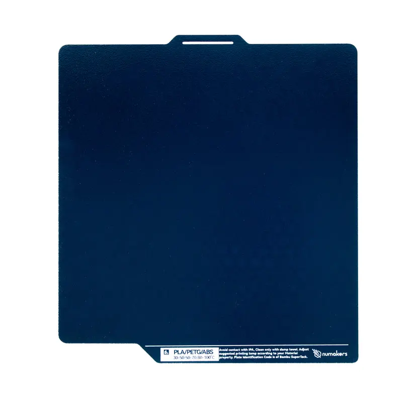 Numakers Icegrip Build Plate For Bambu Lab X1/P1/A1 Series (256X256mm) 1