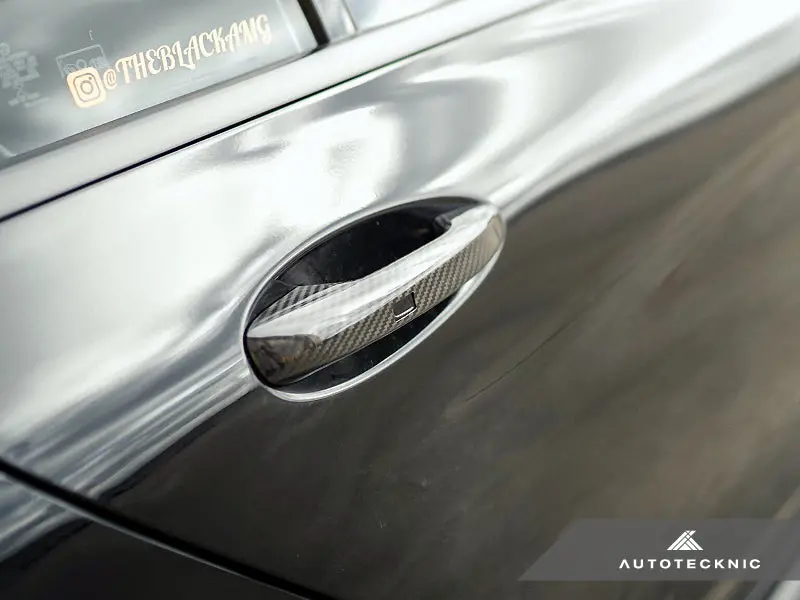 Autotecknic Dry Carbon Fiber Door Handle Trims - Mercedes-Benz W205 | W213 | W222 3