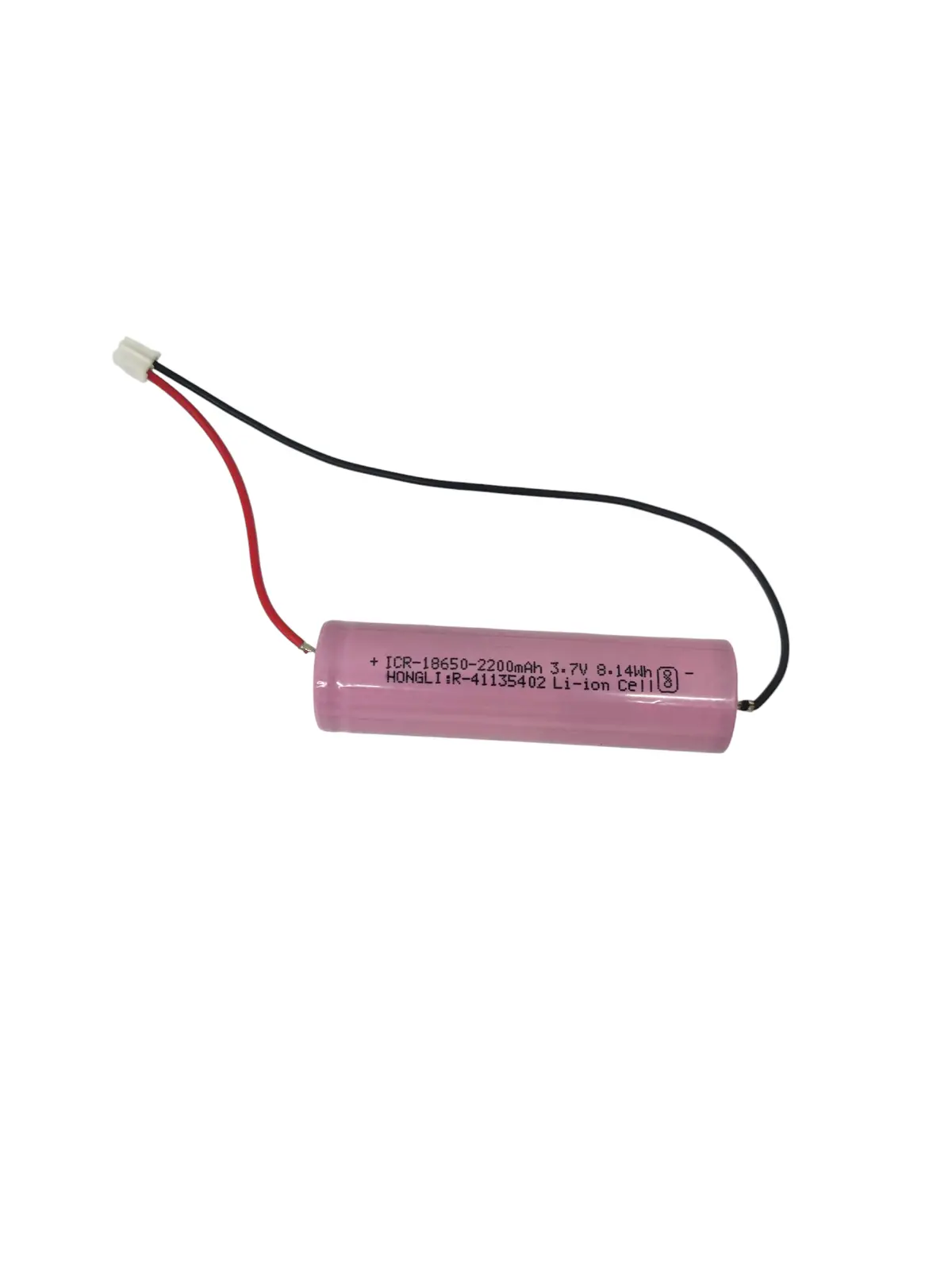 Hongli 2200Mah 18650 Rechargeable Lithium Ion Battery, 3.7 V 8-14Wh Li-Ion Cell With Sm-2P Connector 1