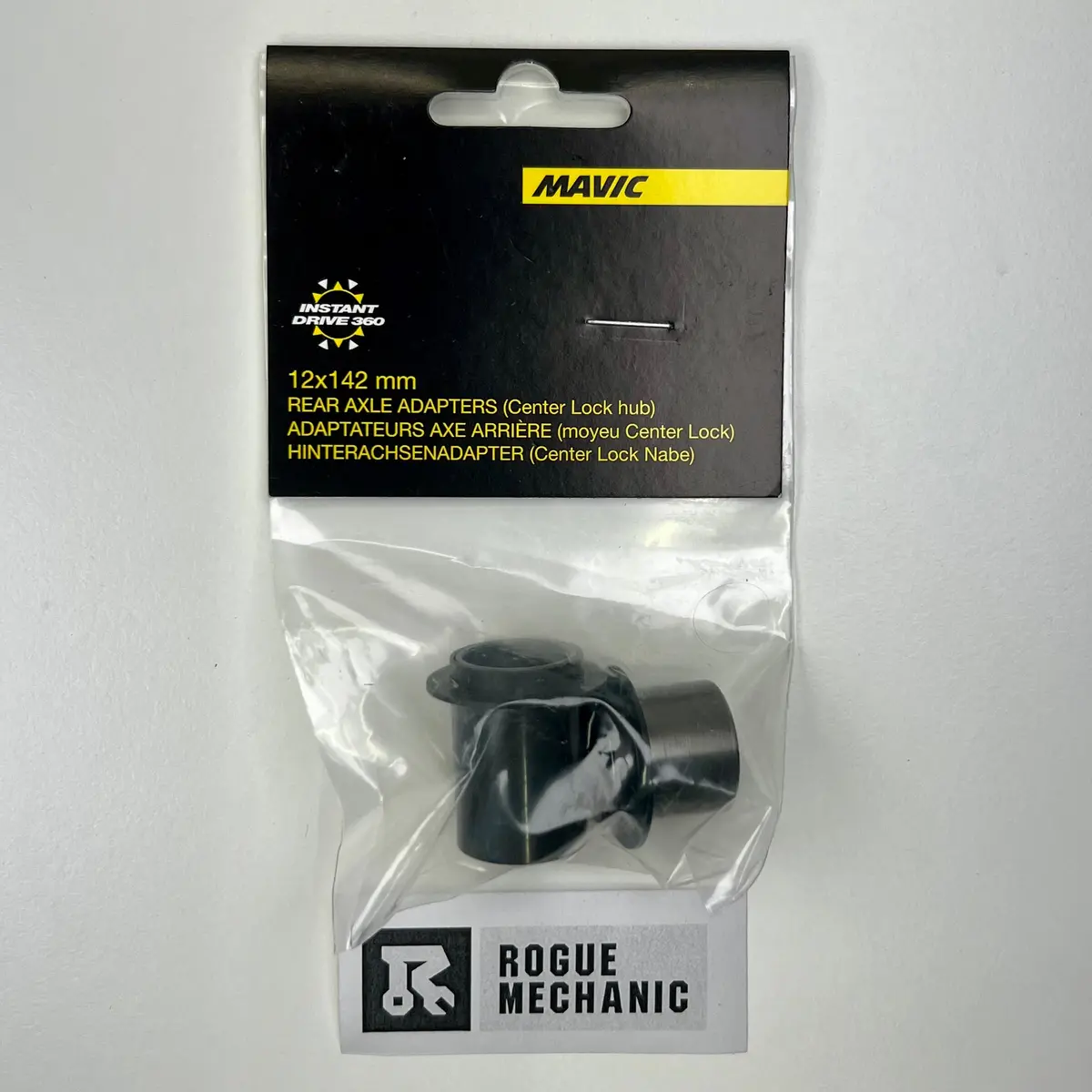 Mavic Rear 12X142 Axle Adapters (Center Lock Hub)- B4989901 1