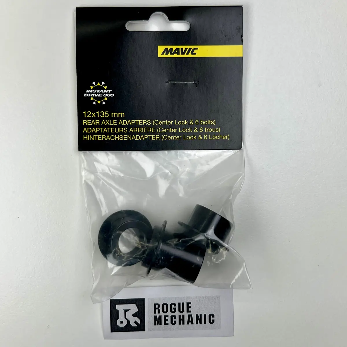 Mavic Rear Road 12X135 Axle Adapters - B4989501 1