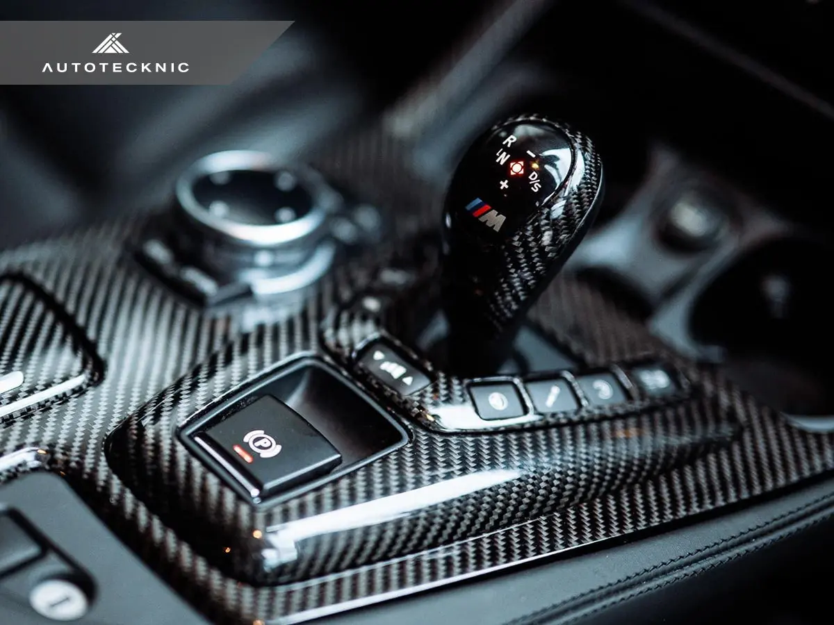 Autotecknic Dry Carbon Fiber Shift Console Trim - F10 M5 M-Dct 2
