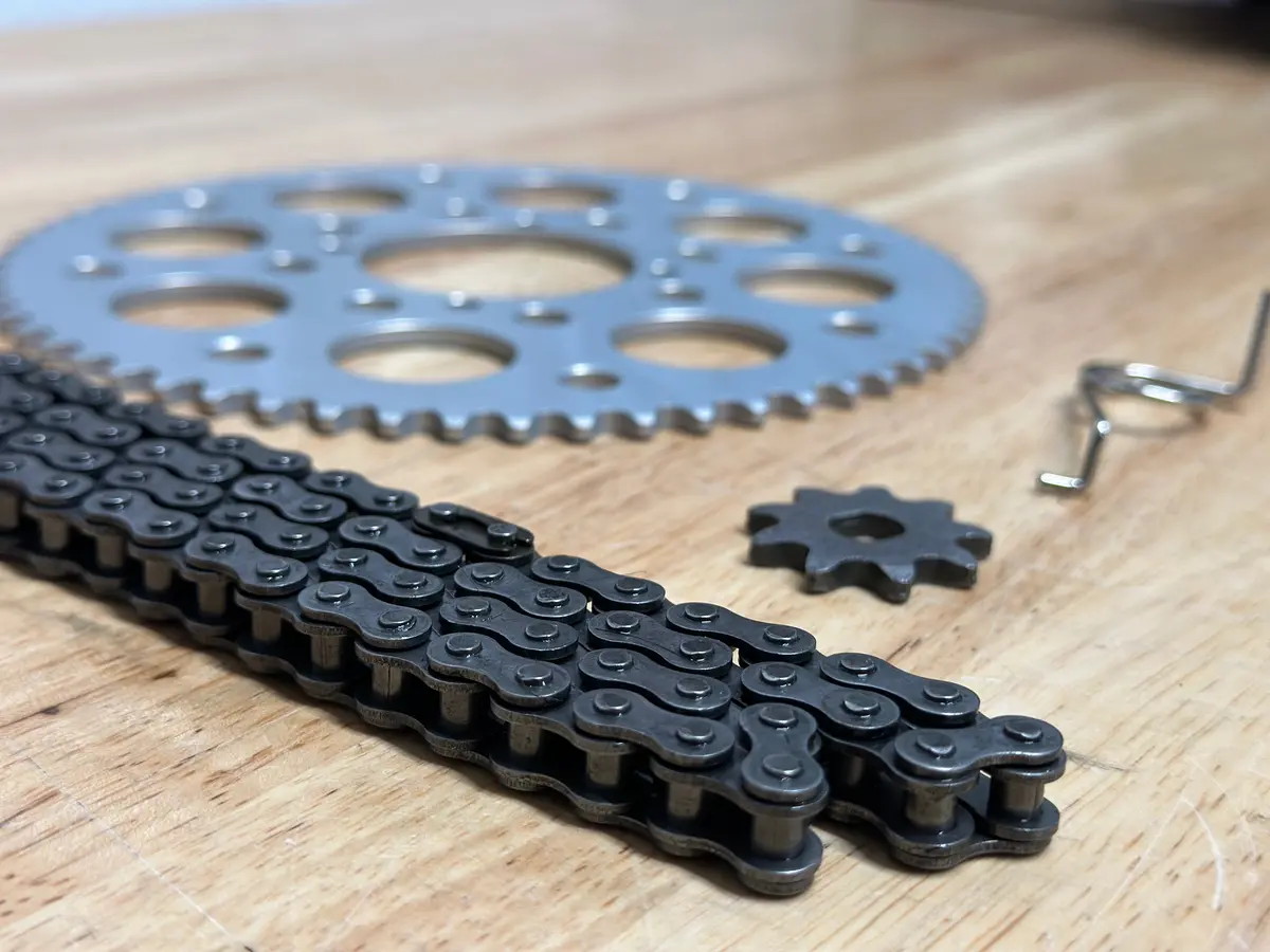 E&C Razor #35 Hd Ultralight Sprocket & Chain Kit 1