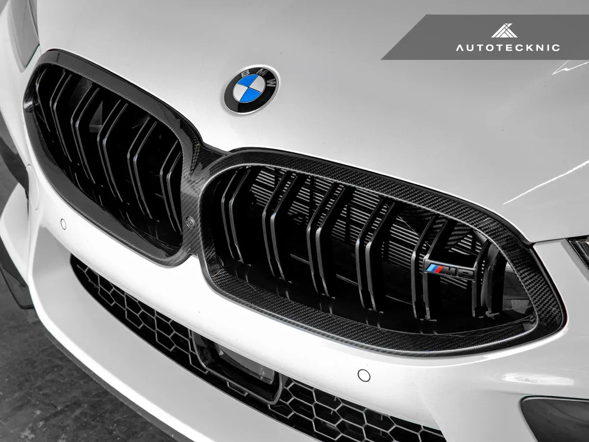 Autotecknic Replacement Dry Carbon Grille Surround - F9x M8 2