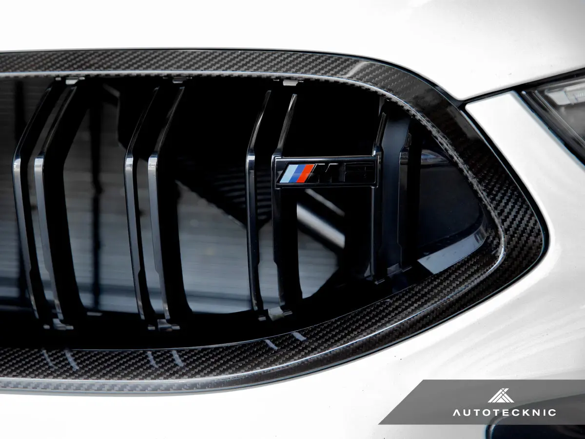 Autotecknic Replacement Dry Carbon Grille Surround - F9x M8 5