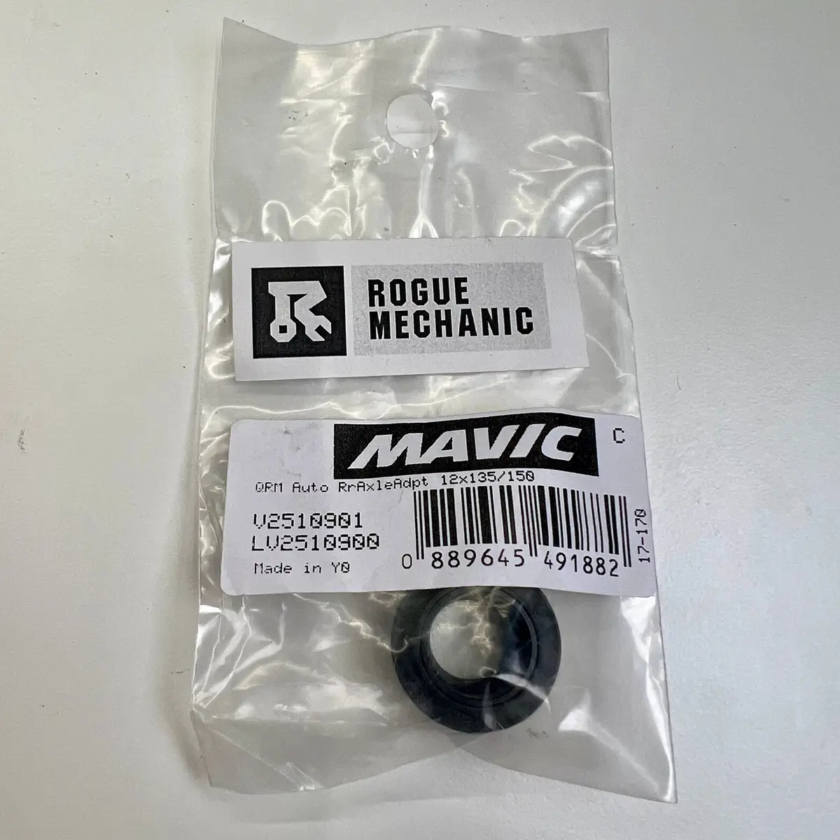 Mavic Rear Qrm Auto 12X135 Axle Adapter - V2510901 1