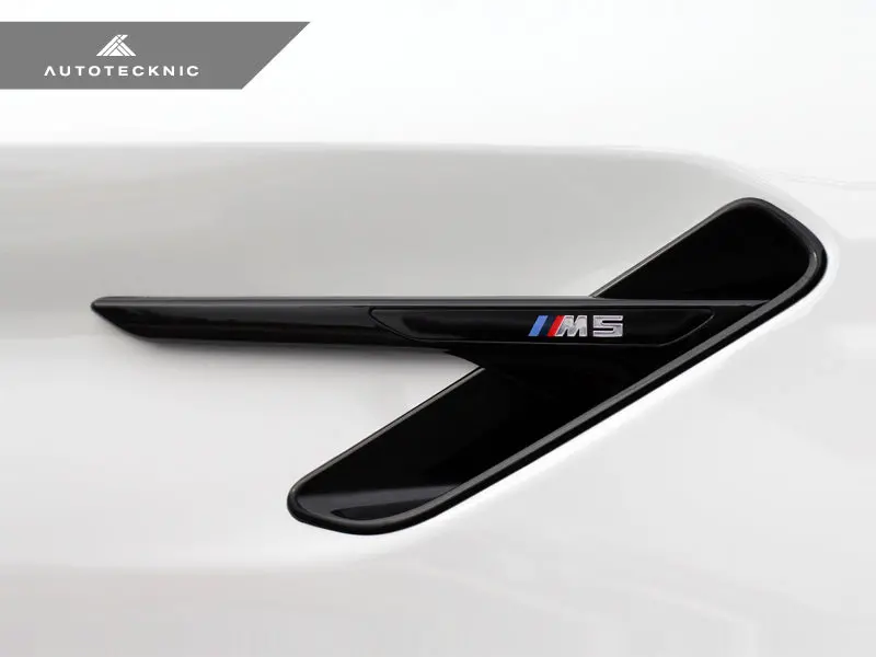 Autotecknic Gloss Black Fender Trim Set - F90 M5 1
