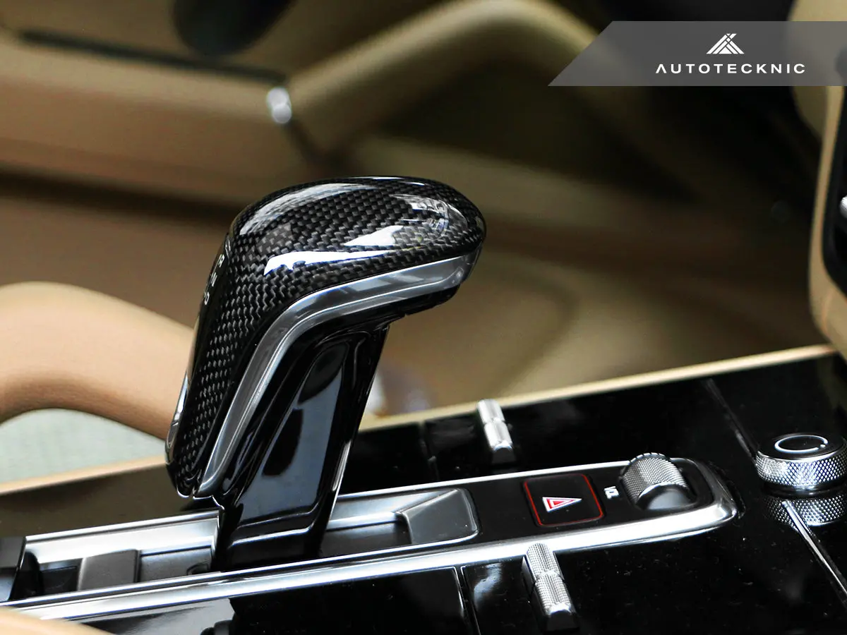 Autotecknic Carbon Fiber Gear Selector Cover - Porsche 9Y0 Cayenne 2019-2023 2
