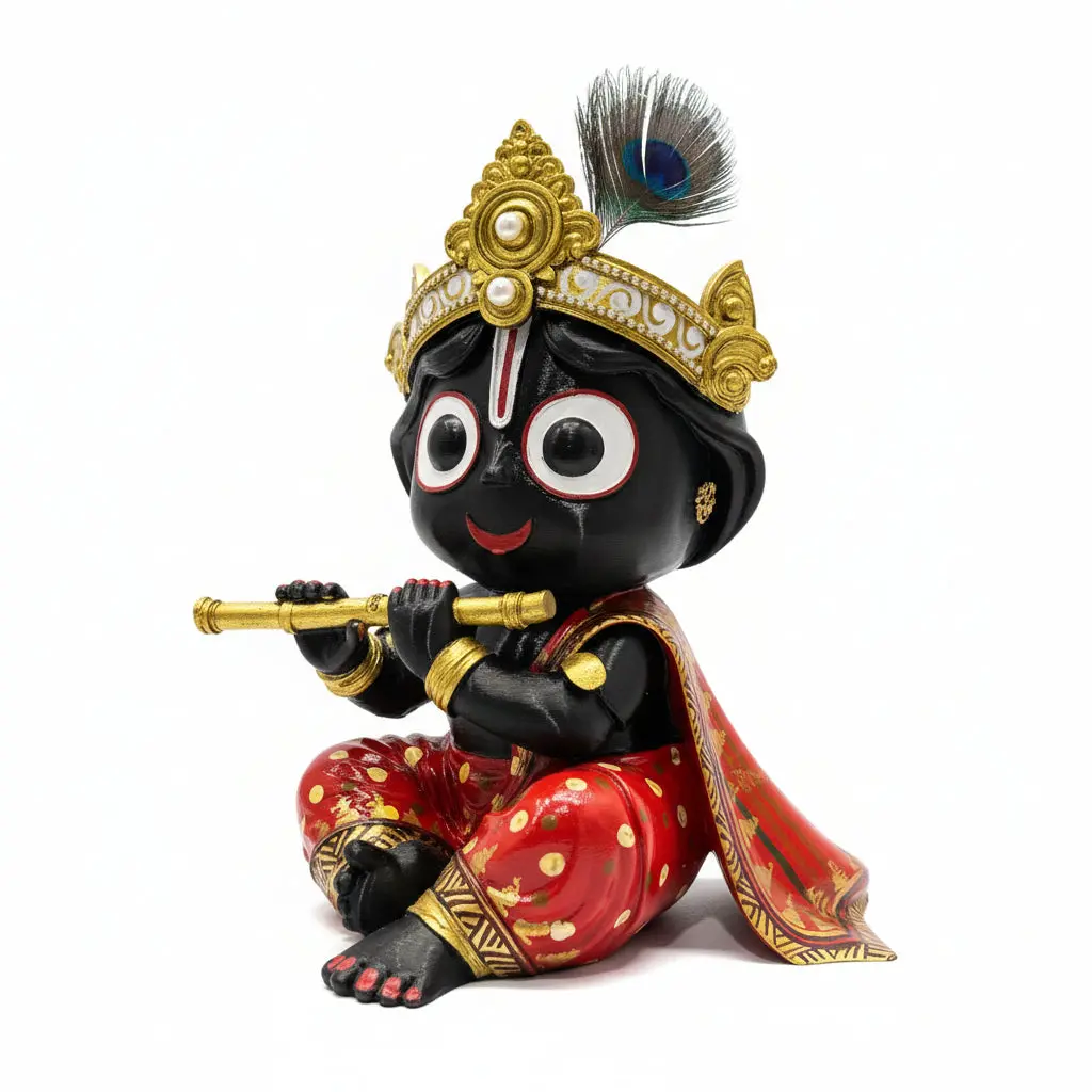 Lord Jagannath Idol Sculpture (3D Printed) 2