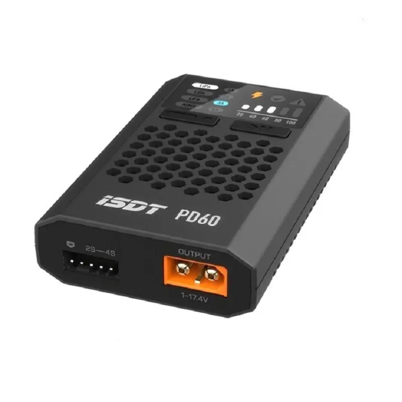 Isdt Pd60 60W 6A Portable 1-4S Lipo Balance Charger 1