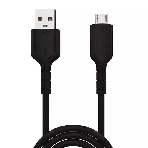 Portronics Por-654 Konnect Core Micro Usb Cable 1 M Length (Black) 1