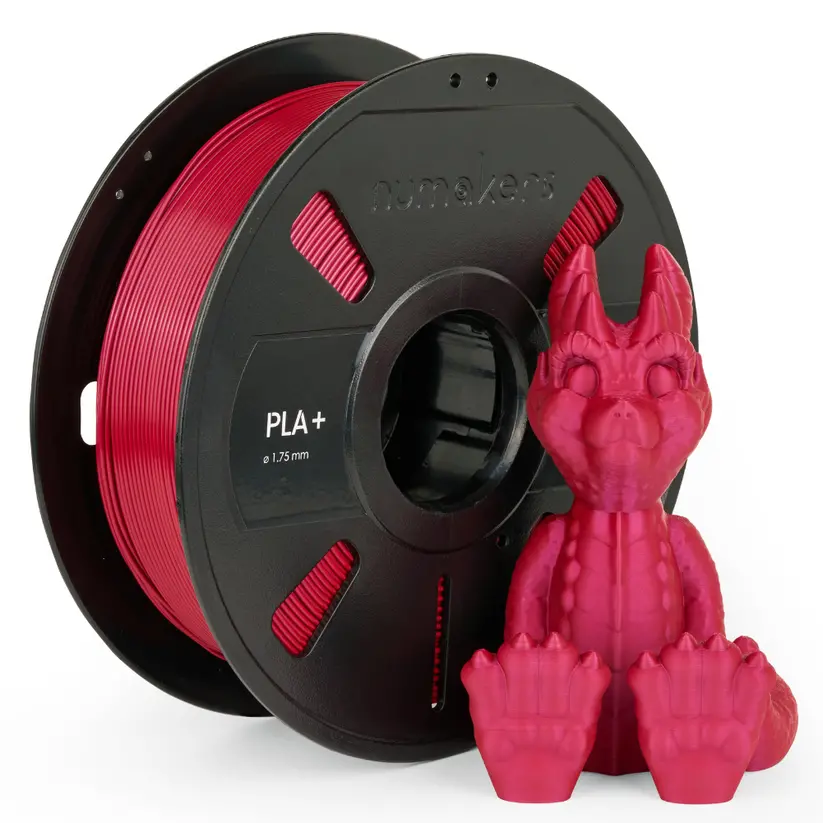 Numakers Pla+ Filament – Imperial Red – 1.75 Mm / 1 Kg 1