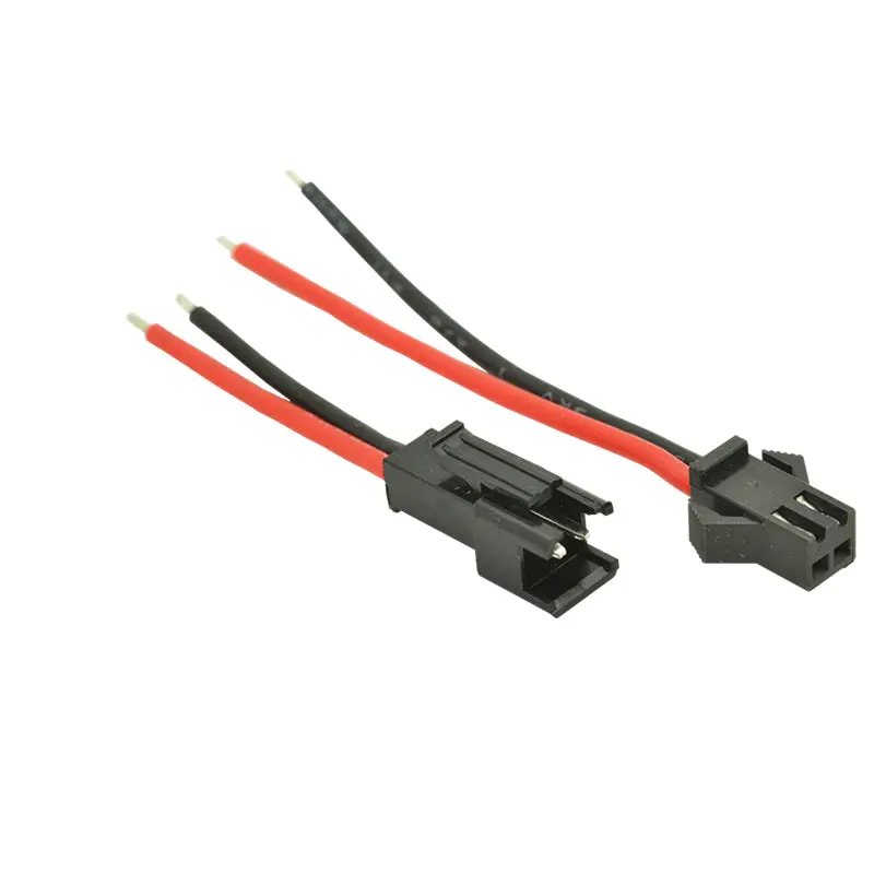 2 Pin Jst Male And Female Connector With Wire 15Cm (1 Pair) 1