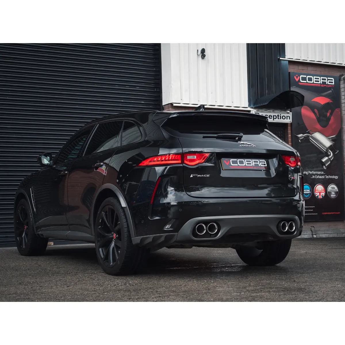 Cobra Sport Jaguar F-Pace Svr Resonator Delete Performance Exhaust Pipe 2