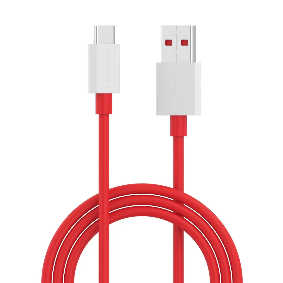 Portronics Por-1821 Konnect Dash Pro 80W Usb To Type-C Cable 1 Meter Length (Red) 1