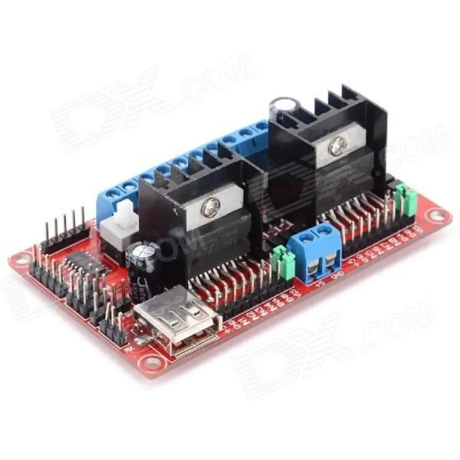 L298n V3 Four Dc Motor Driver 1