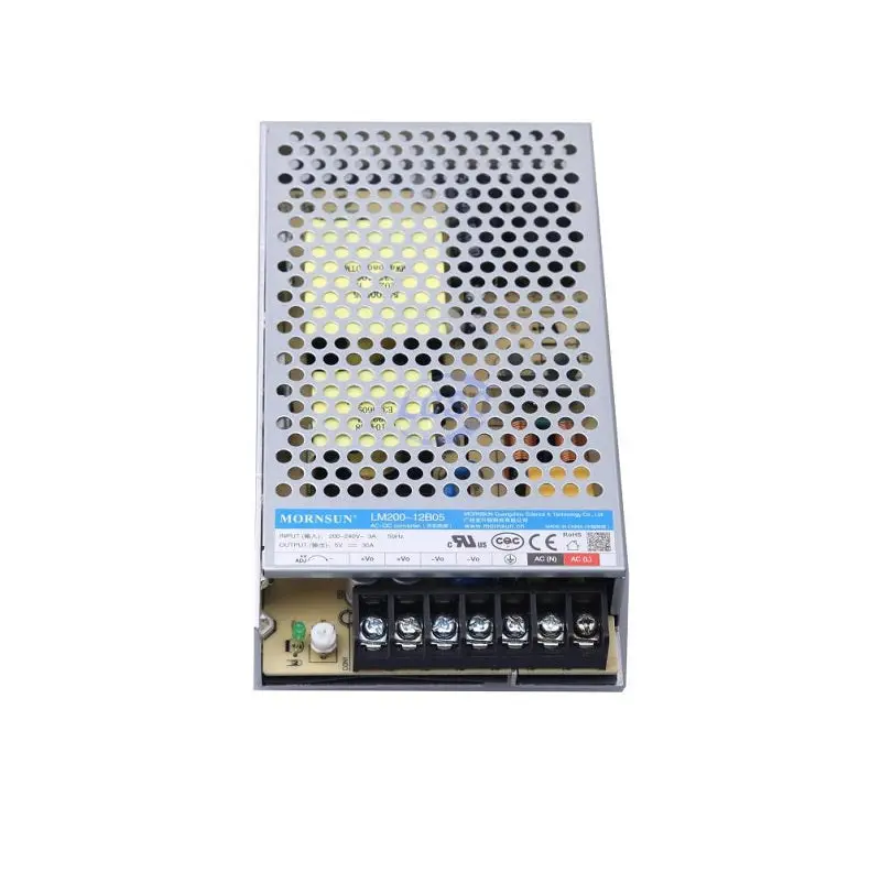 Mornsun Lm200-12B05– 5V 30A 150W Smps Ac To Dc Switching Single Output Power Supply 1